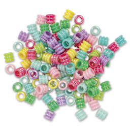Cousin Fun Pack Acrylic Bead Mix - Large Hole Tubes