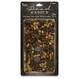 Cousin Bead Basics Wood Beads - 5.3 oz - front of packaging