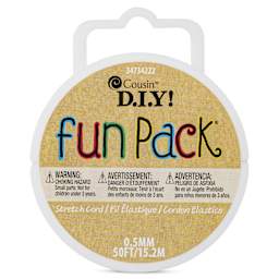 Cousin DIY Stretch Cord Spool - 0.5 mm x 50 ft - front