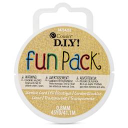 Cousin DIY Stretch Cord Spool - 0.8 mm x 45 ft - front