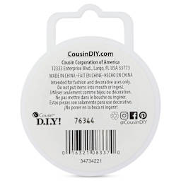 Cousin DIY Stretch Cord Spool - 0.8 mm x 50 ft - back