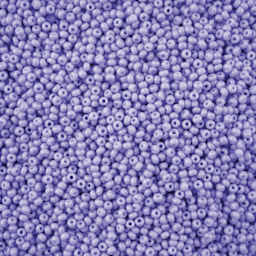 John Bead Solgel Chalk Dyed Czech Seed Beads - 11/0, Purple