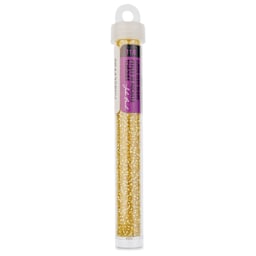 John Bead Solgel Czech Seed Beads - S/L, Yellow, 23 g vial