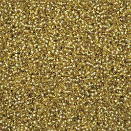 John Bead Solgel Czech Seed Beads - S/L, Mustard