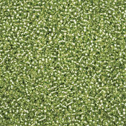 John Bead Solgel Czech Seed Beads - S/L, Green