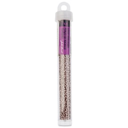 John Bead Solgel Czech Seed Beads - S/L, Brown, 23 g vial