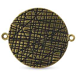 Ranger Ice Milan Bezel - Circle, Antique Bronze, 3.5 cm Dia. - back