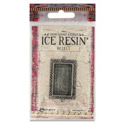 Ranger Ice Milan Bezel - Rectangle, Antique Silver, 4.4 cm x 2.8 cm - front of packaging