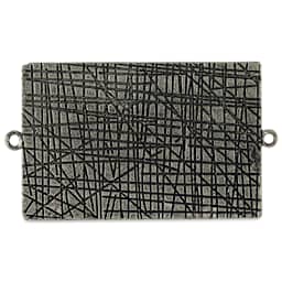 Ranger Ice Milan Bezel - Rectangle, Antique Silver, 5.2 cm x 3.4 cm - back