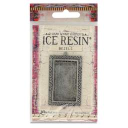Ranger Ice Milan Bezel - Rectangle, Antique Silver, 5.2 cm x 3.4 cm - front of packaging