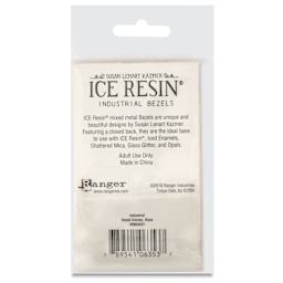Ranger Ice Industrial Bezel - Circle, Pkg of 2, Rose Gold, 22 mm Dia. - back of packaging