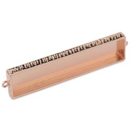 Ranger Ice Industrial Bezel - Rectangle, Rose Gold, 7.3 cm x 1.5 cm