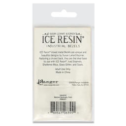 Ranger Ice Industrial Bezel - Rectangle, Rose Gold, 4.7 cm x 1.2 cm - back of packaging