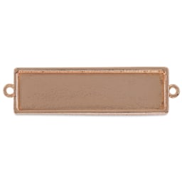 Ranger Ice Industrial Bezel - Rectangle, Rose Gold, 4.7 cm x 1.2 cm - top view