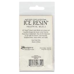Ranger Ice Industrial Bezel - Circle, Small, Sterling Silver, Pkg of 2 - back of packaging