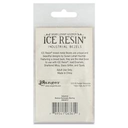 Ranger Ice Industrial Bezel - Rectangle, Sterling Silver, 4.7 cm x 1.2 cm - back of packaging