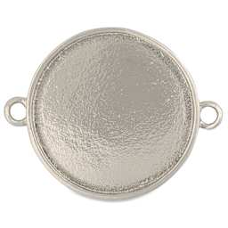 Ranger Ice Industrial Bezel - Circle, Sterling Silver, 30 mm Dia. - top view