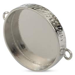 Ranger Ice Industrial Bezel - Circle, Sterling Silver, 30 mm Dia.