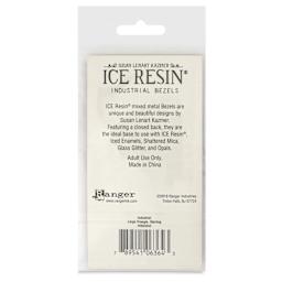 Ranger Ice Industrial Bezel - Triangle, Sterling Silver, 6.3 cm x 2.3 cm - back of packaging