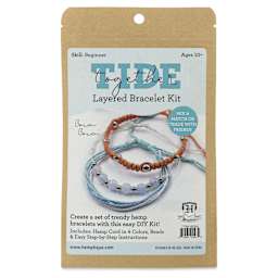 Hemptique Tide Together Layered Hemp Bracelet Kit - Bora Bora - front of packaging