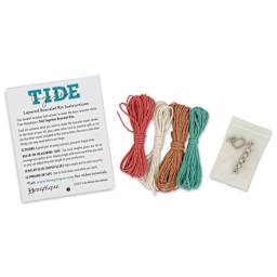 Hemptique Tide Together Layered Hemp Bracelet Kit - Laguna - contents
