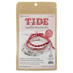 Hemptique Tide Together Layered Hemp Bracelet Kit - Bali - front of packaging