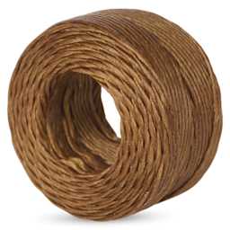 Hemptique Silky Smooth Waxed Thread - Brown, 1 mm, 25 yds