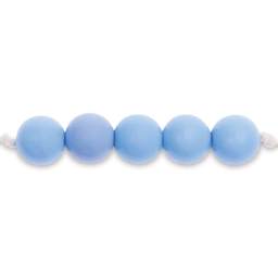 Rico Design Itoshii Plastic Beads - Blue-Gray, 10 mm Dia.