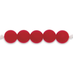 Rico Design Itoshii Plastic Beads - Red, 10 mm Dia.