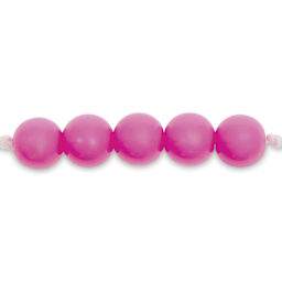 Rico Design Itoshii Plastic Beads - Pink, 10 mm Dia.