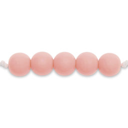 Rico Design Itoshii Plastic Beads - Apricot, 10 mm Dia.