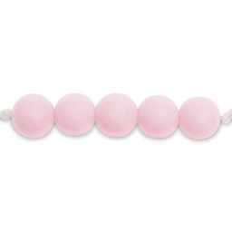 Rico Design Itoshii Plastic Beads - Light Pink, 10 mm Dia.
