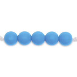 Rico Design Itoshii Plastic Beads - Turquoise, 10 mm Dia.