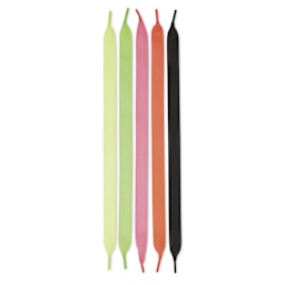 Rico Design Grosgrain Ribbon Bracelets - Neon - one bracelet of each color