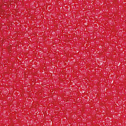 John Bead Terra Intensive Lining Czech Glass Seed Beads - 11/0, Red