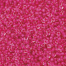 John Bead Terra Intensive Lining Czech Glass Seed Beads - 11/0, Rose