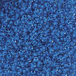 John Bead Terra Intensive Lining Czech Glass Seed Beads - 11/0, Blue