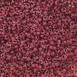John Bead Terra Intensive Lining Czech Glass Seed Beads - 11/0, Brown