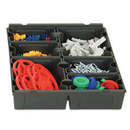 Gratnells Sorted Tray Inserts - Charcoal, Set of 52 (tray insert combination, supplies not included)