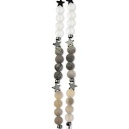 John Bead Solar System Glass Bead Strand - Mercury, 6 mm Dia.