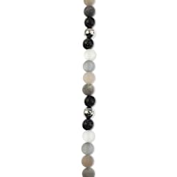 John Bead Solar System Glass Bead Strand - Mercury, 8 mm Dia.