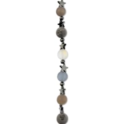 John Bead Solar System Glass Bead Strand - Mercury, 10 mm Dia.
