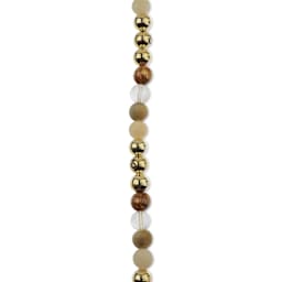 John Bead Solar System Glass Bead Strand - Venus, 8 mm Dia.