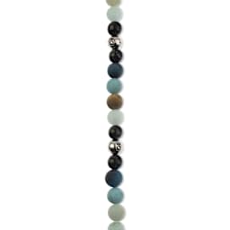 John Bead Solar System Glass Bead Strand - Uranus, 8 mm Dia.