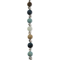 John Bead Solar System Glass Bead Strand - Uranus, 10 mm Dia.