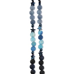 John Bead Solar System Glass Bead Strand - Neptune, 6 mm Dia.