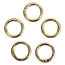 Jewelry Made By Me Spring Clips - Pkg of 5, Gold
