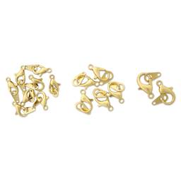 Jewelry Made By Me Lobster Clasps - Pkg of 15, Gold