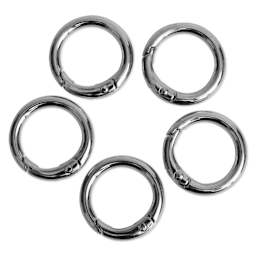 Jewelry Made By Me Spring Clips - Pkg of 5, Silver