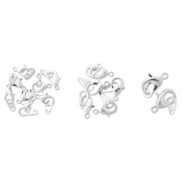 Jewelry Made By Me Lobster Clasps - Pkg of 15, Silver